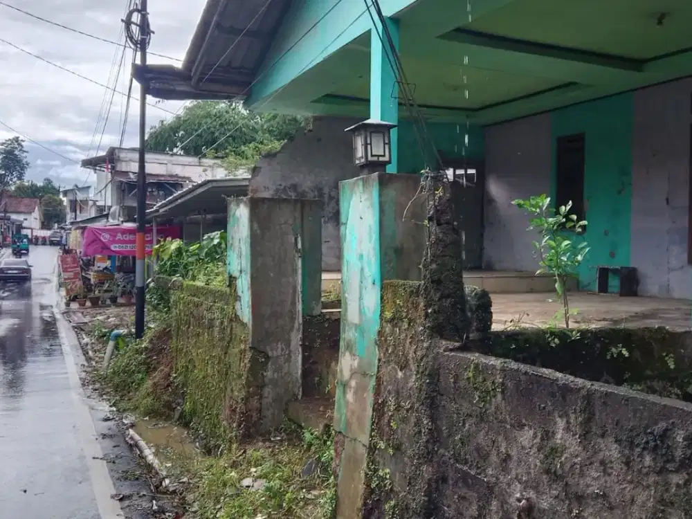 Jual Rumah Hitung Tanah Pinggir Jalan Raya Babakan Madang Bogor AJB Murah Lebar Muka 19,5 Meter