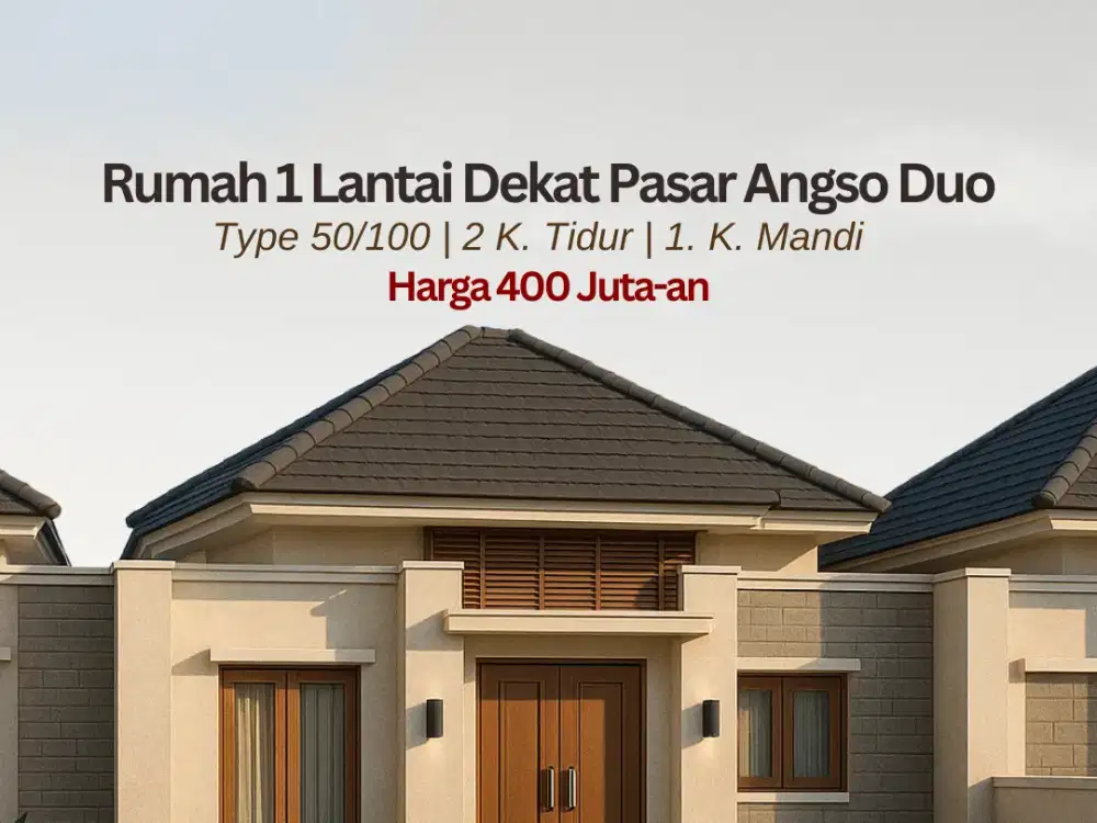 Rumah Bergaya Modern di Selincah Paal Merah