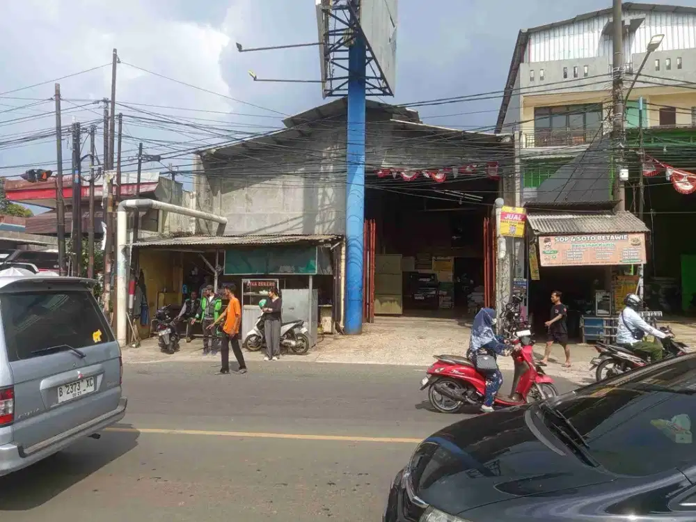 Dijual gudang siap huni area bisnis di Ciputat, TangSel dekat pintu Tol