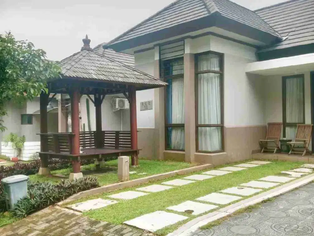 Di jual Rumah di Sentul city Bogor, cluster nuansa alam , udara sejuk dan segar khas pegunungan.