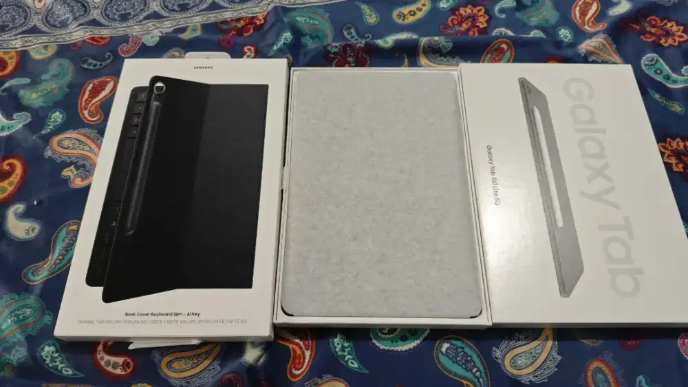 Samsung Galaxy Tab S10 Lite 5g Ram 6/128gb Fullset + keyboard original