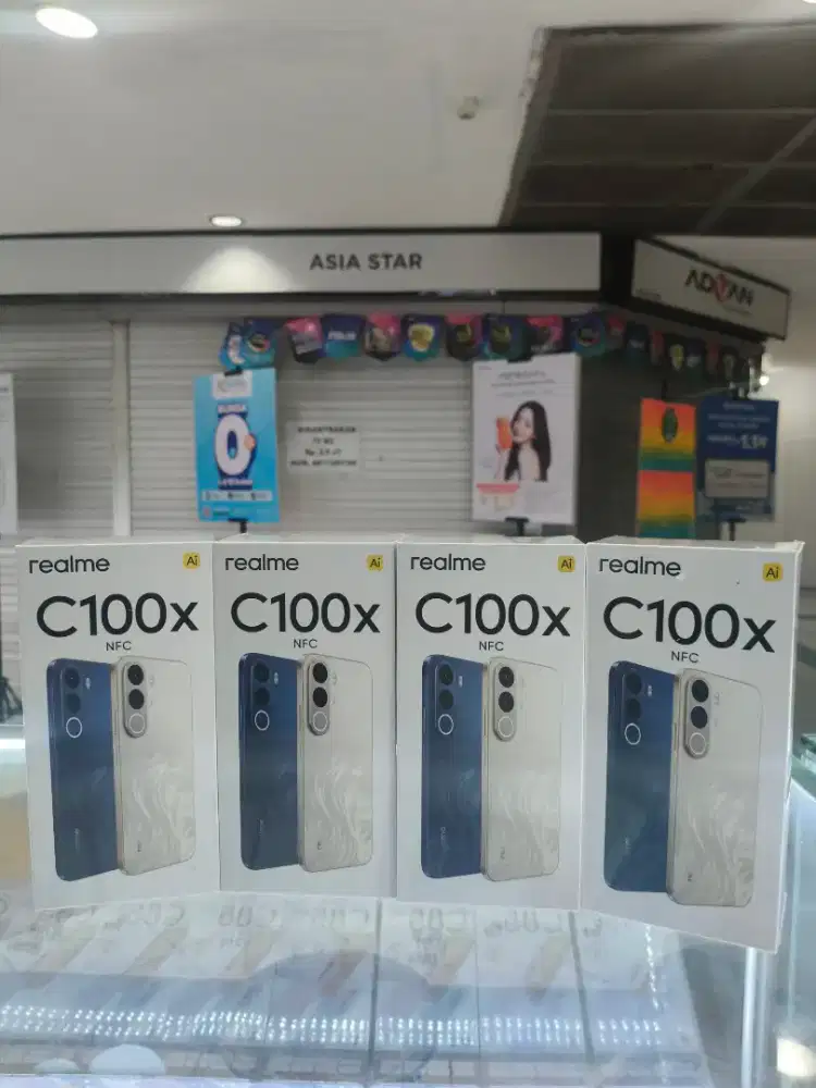 REALME C100X 6+12/256 Blue&Golden 100% Ori Baru Segel Garansi Resmi