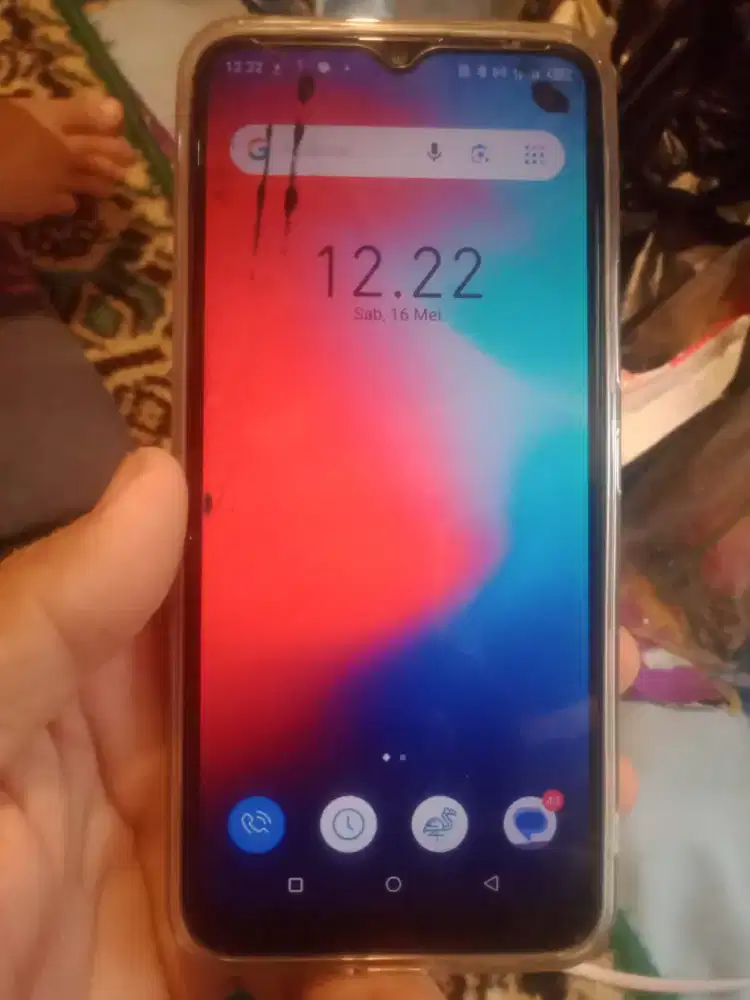 Itel Vision 1 Pro 3/32,minus retak 2 helai Dan ada spot hitam