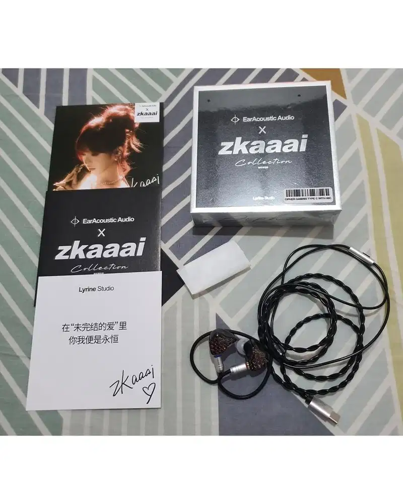 Earacoustic zkaaai cipher type c gaming earphone garansi resmi intium