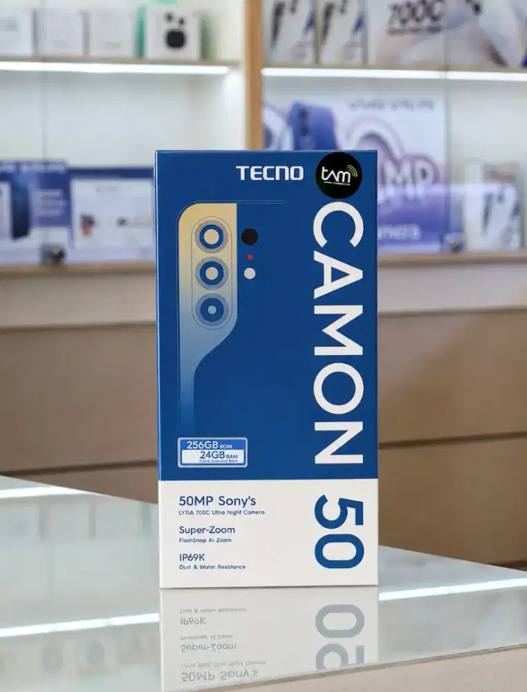 Tecno Camon 50 12/256GB (new)*Bisa Cod/Diantar #Fastrespon WA