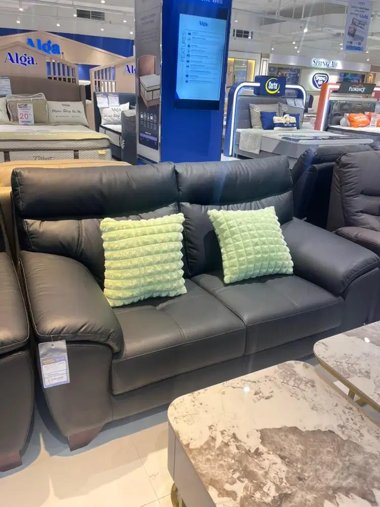 SOFA PVC WOODEN LEGS LENNOX