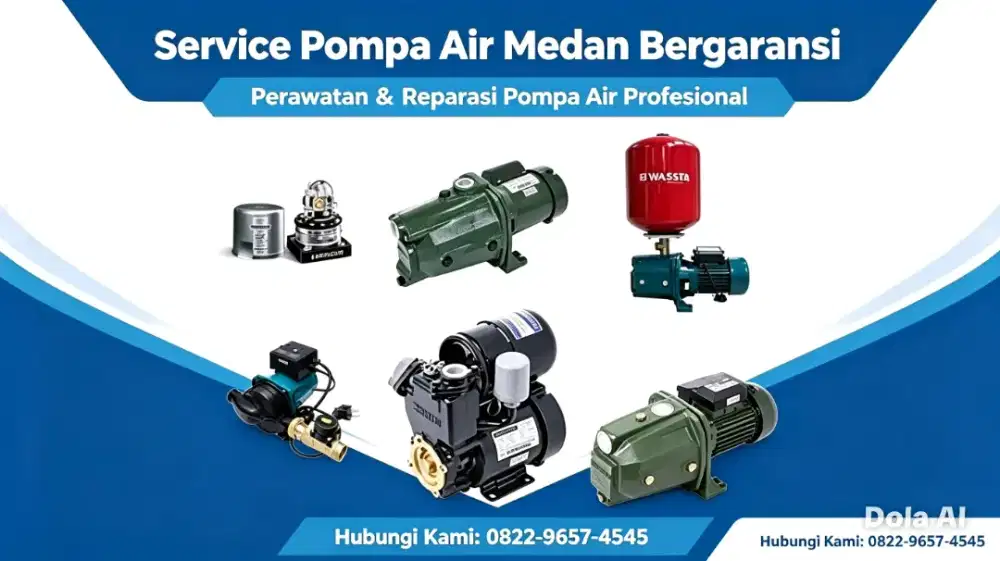 Tukang jasa service pompa air SANYO. Medan