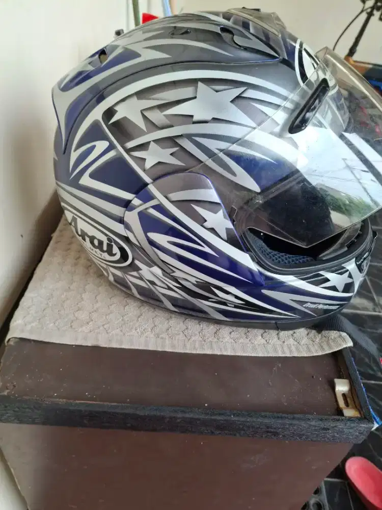 Arai collin edwards helm moge