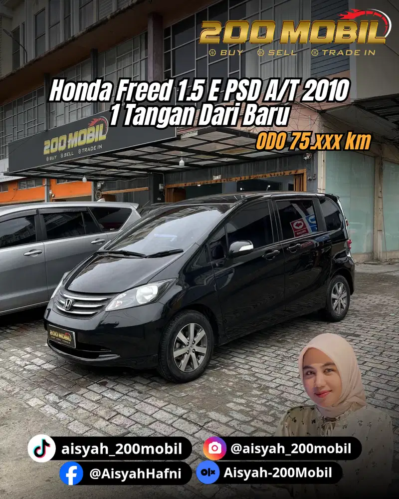 Honda Freed 1.5 E PSD A/T 2010 Bensin