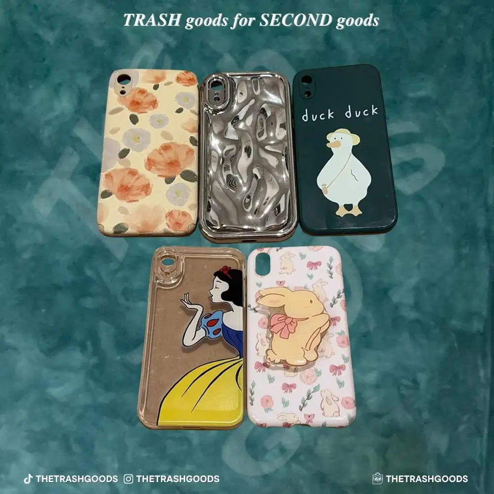 Case Iphone XR Aesthetic, Case Acrylic Iphone XR, Case Silicone Iphone