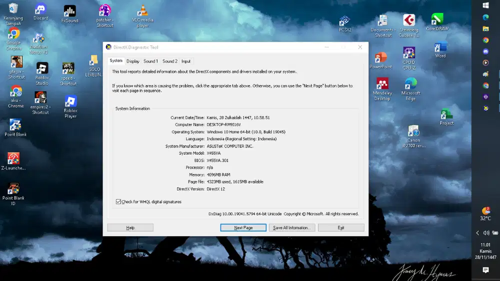 JUAL AJA LAPTOP SECOND