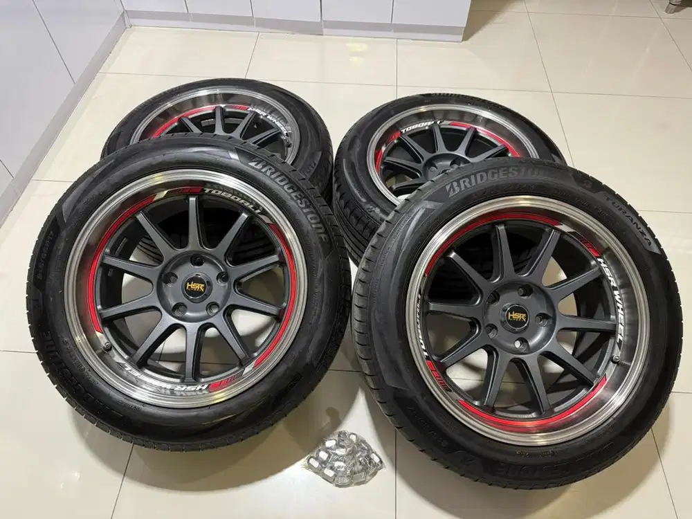 VELG HSR R17 TOBOALI BAN BRIDGESTONE TURANZA 6 ENLITEN