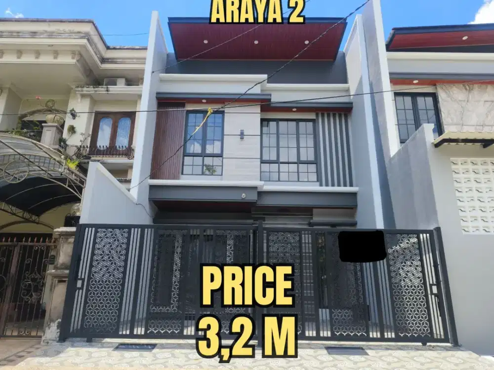 ‼️BARU GRESS MEWAH‼️ RUMAH TENGAH KOTA ARAYA 2 GALAXY BUMI PERMAI DEKAT MERR, ITS, PETRA, SEMOLOWARU, MANYAR, NGINDEN, KLAMPIS
