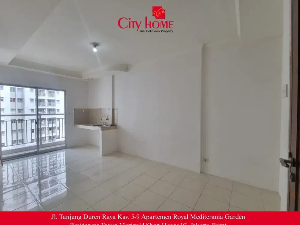 Disewakan Apartemen 2 BR Unfurnished di Mediterania Garden Residences 2 Tanjung Duren Jakarta Barat