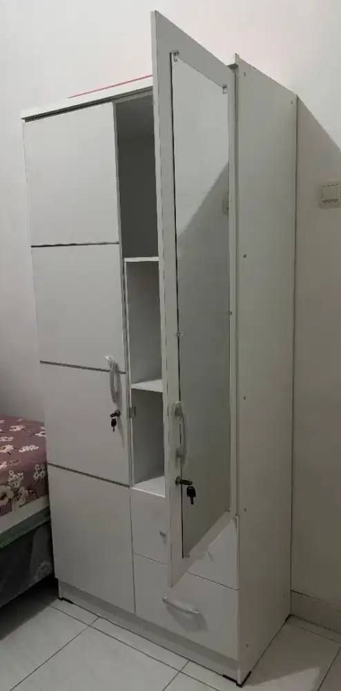 [JUAL CEPAT] Lemari Pakaian 2 Pintu Modern Minimalis