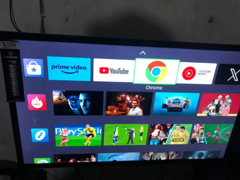 Samrt tv Android 43 inch merk laiwan