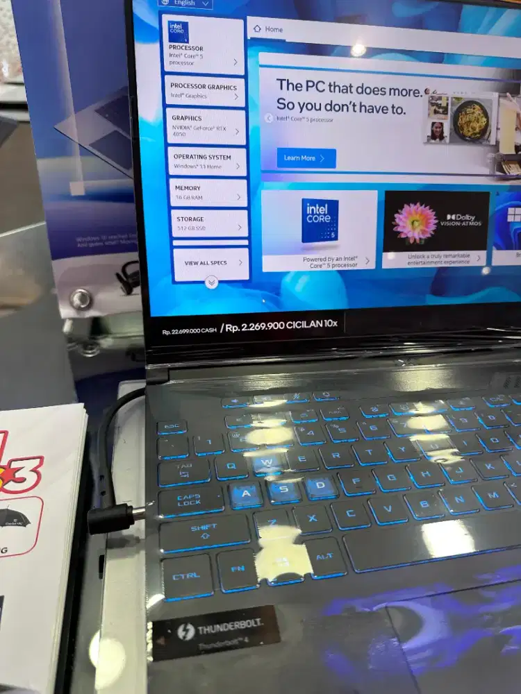 Laptop Asus gaming tuf f16 core i5 dengan cicilan home credit