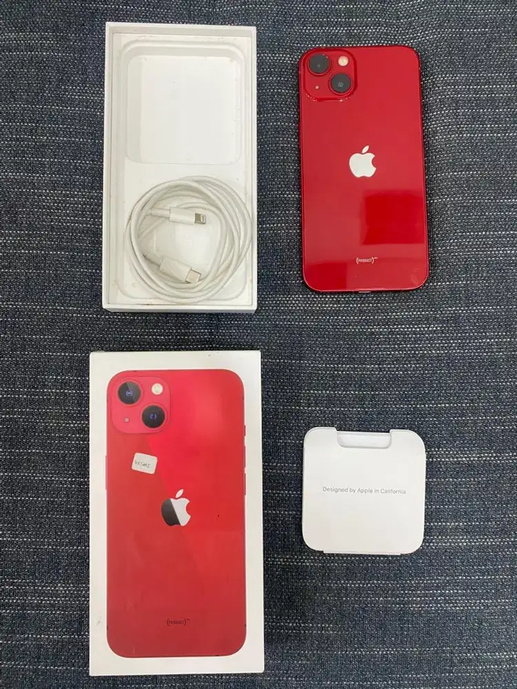 IPHONE 13 128GB EX IBOX RED MURAH
