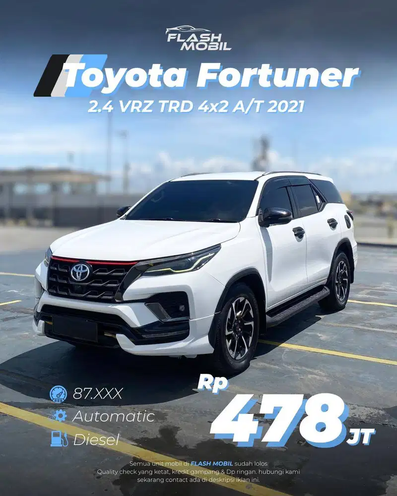 Toyota Fortuner 2.4 VRZ TRD 4x2 AT