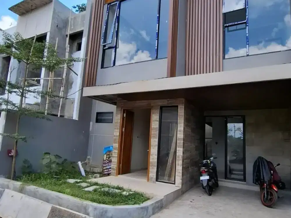 Rumah Mewah 2 Lantai Modern Tropical Kontemporer Siap Huni