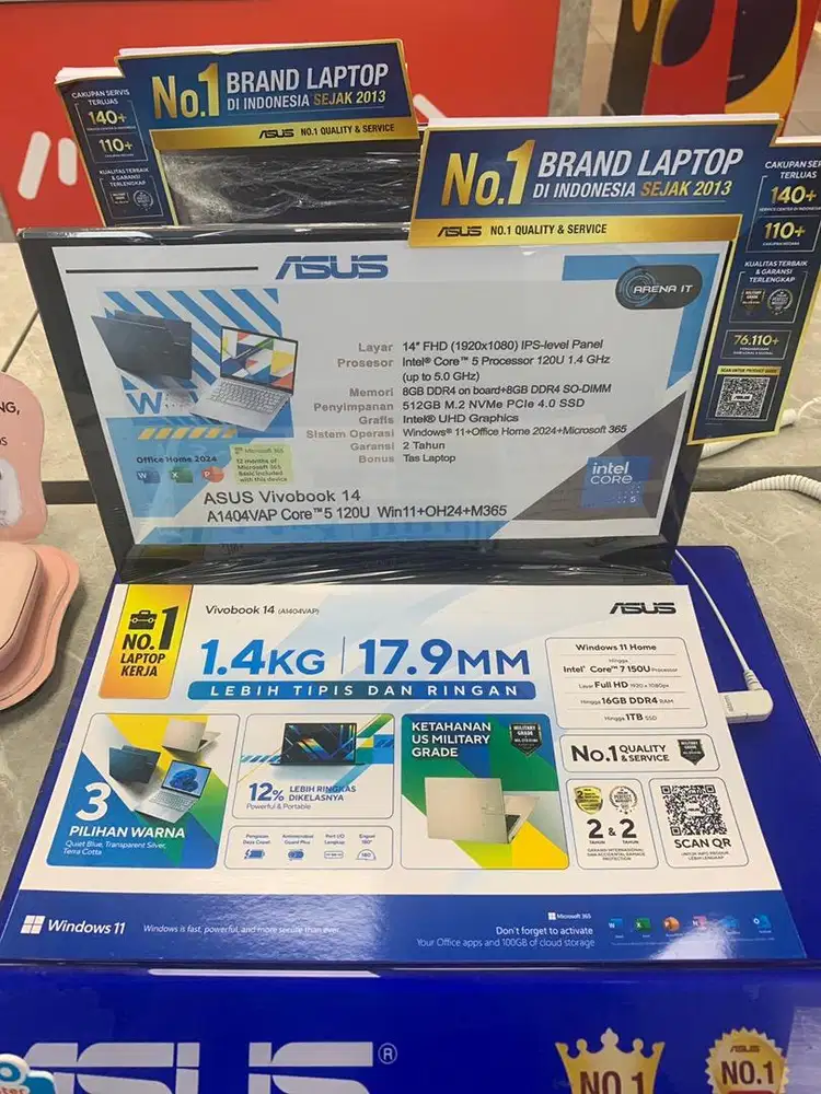 Laptop murah asus/acer/lenovo/hp/msi/advan