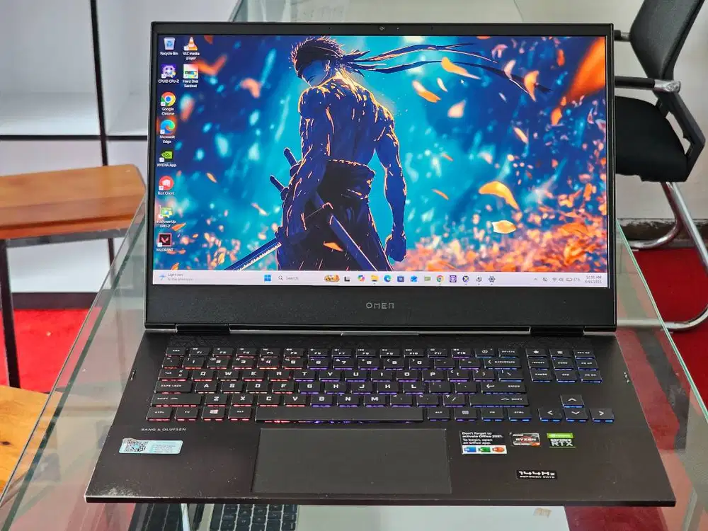 HP OMEN 16 AMD Ryzen 7 5800H Ram 8 GB SSD 256 GB Nvidia RTX 3070 144Hz