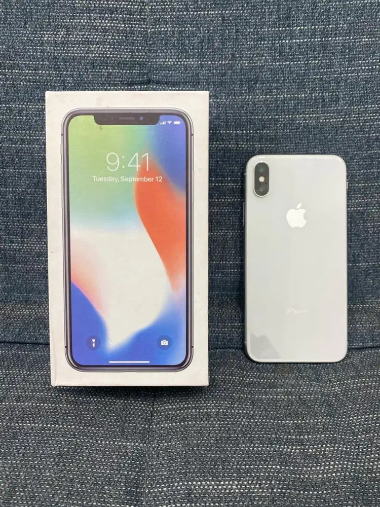 IPHONE X 256GB SINYAL PEMANEN GARANSI SEUMUR HIDUP