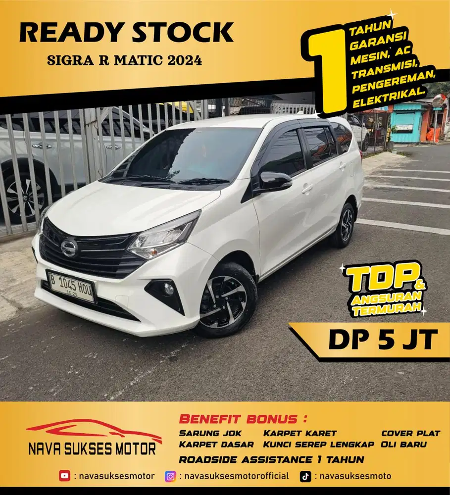 TDP 5 JUTA - SIGRA R MATIC 2024