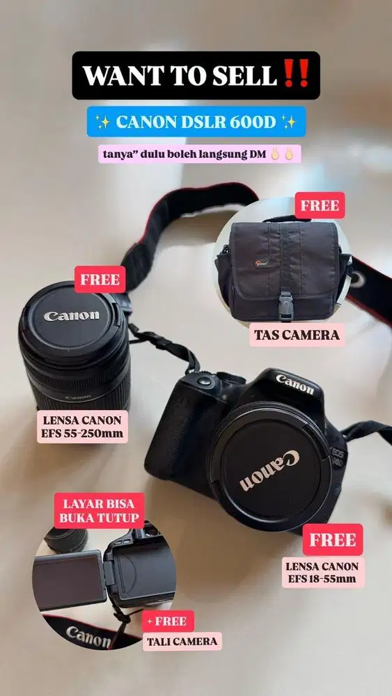 CANON  DSLR 600D