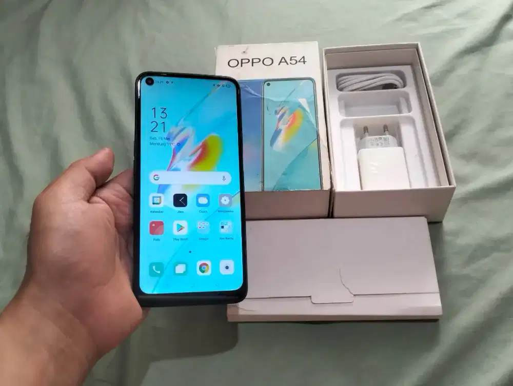 BUTUH UANG OPPO A54 RAM 6GB / 128GB 4G LTE 6.51in Fingerprint 5000Mah