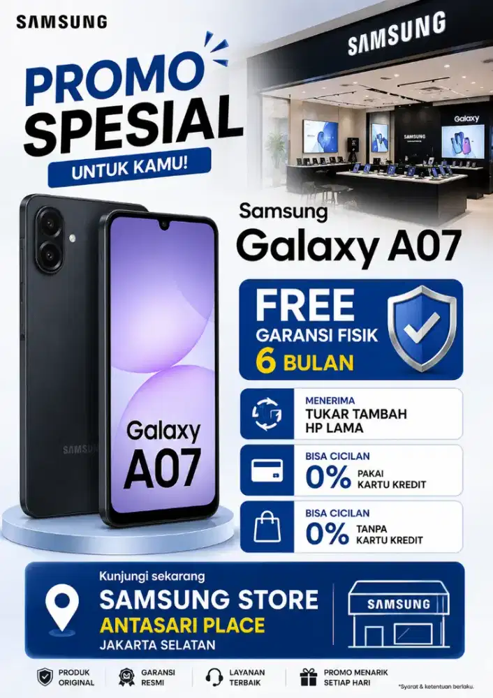 Promo Hp 1jt an + Free garansi fisik selama 6bulan