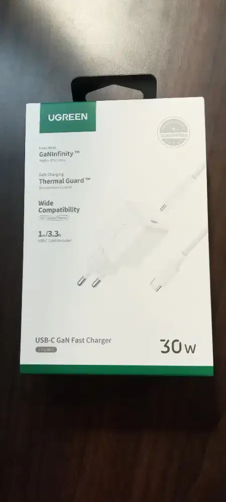 UGREEN Charger Sey Type C Fast Charging 30 Watt 65013
