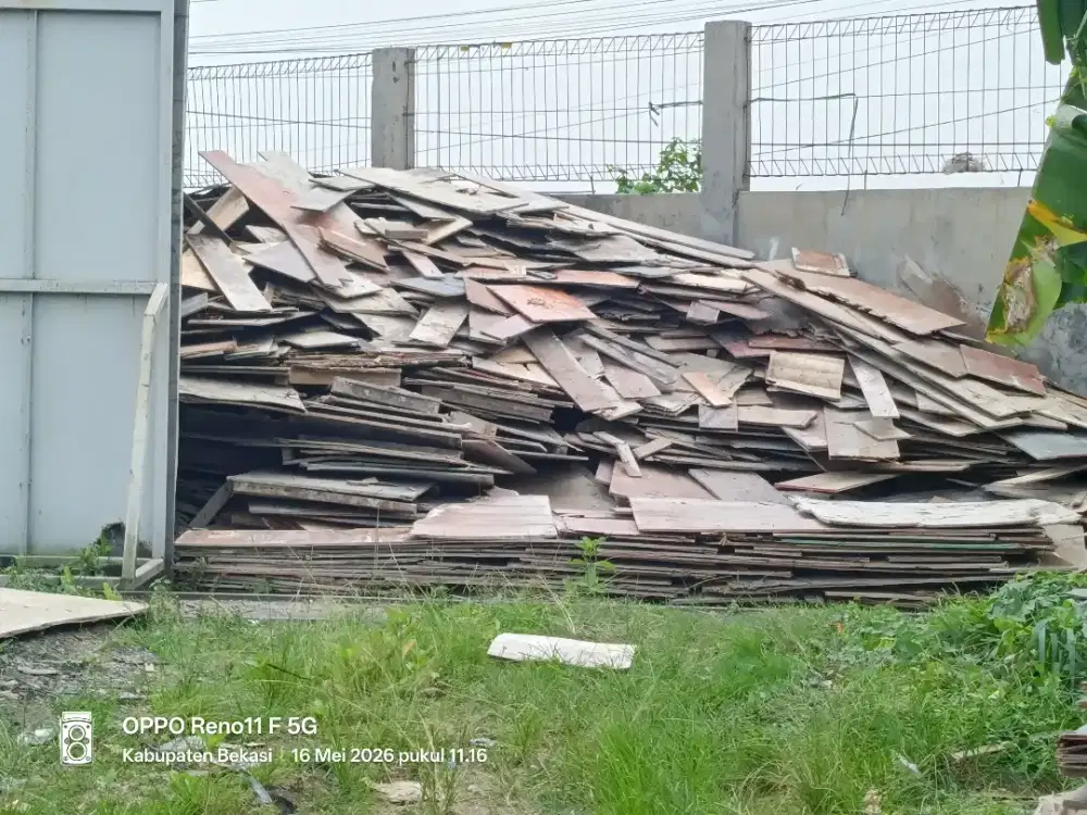 Kayu Bakar bekas Plywood proyek