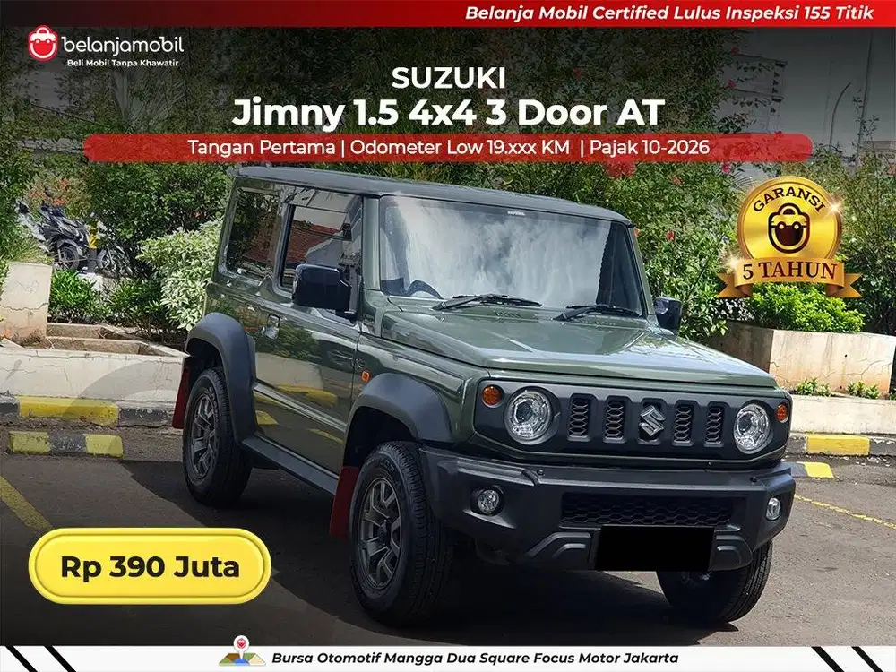[ LOW KM 19RB ] Suzuki Jimny 1.5 4x4 3 Door AT 2023/2024