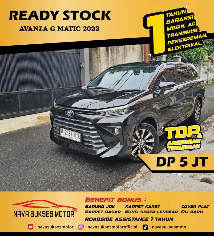 TDP 5 JUTA - AVANZA G MATIC 2023