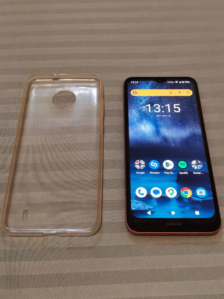 Smartphone Android Nokia C20 SandGold 2/16GB 4G Fullset Second Gan