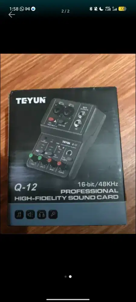 SOUNDCARD REKAMAN MULUS