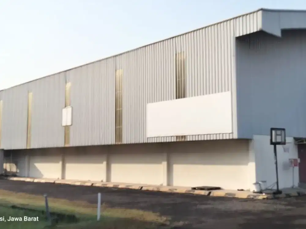 Di SEWA pabrik / gudang luas 3000 m2 lahan 2,9 hektar 29.0000 m2 akses kontainer 49 feet dekat toll bekasi timur dan bekasi barat di tambun Bekasi