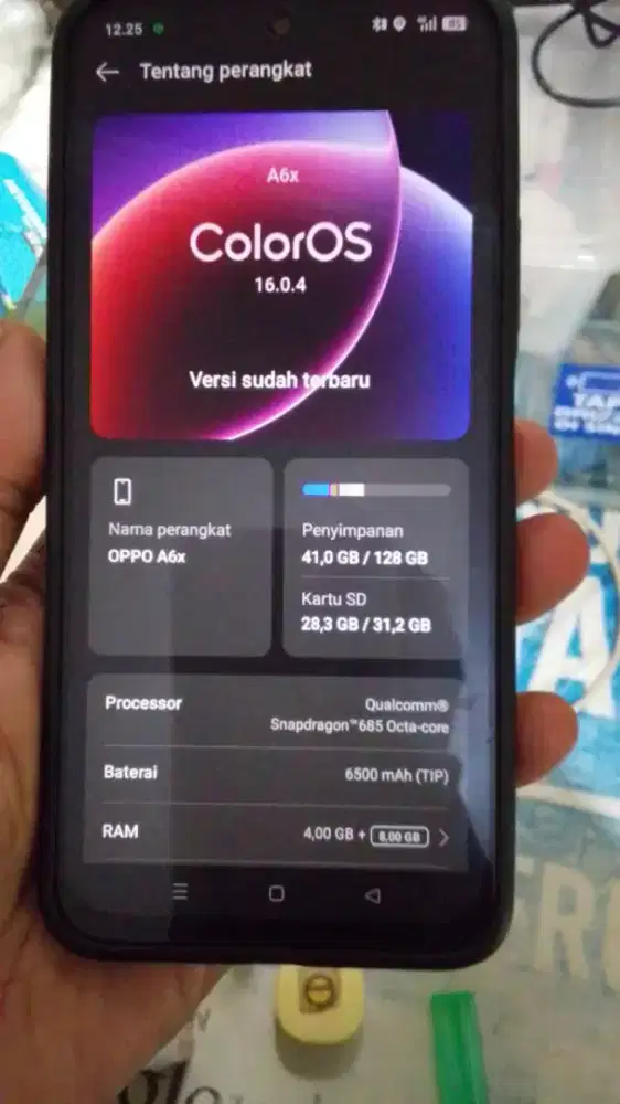 Jual Oppo A6X Kondisi Mulus Batangan