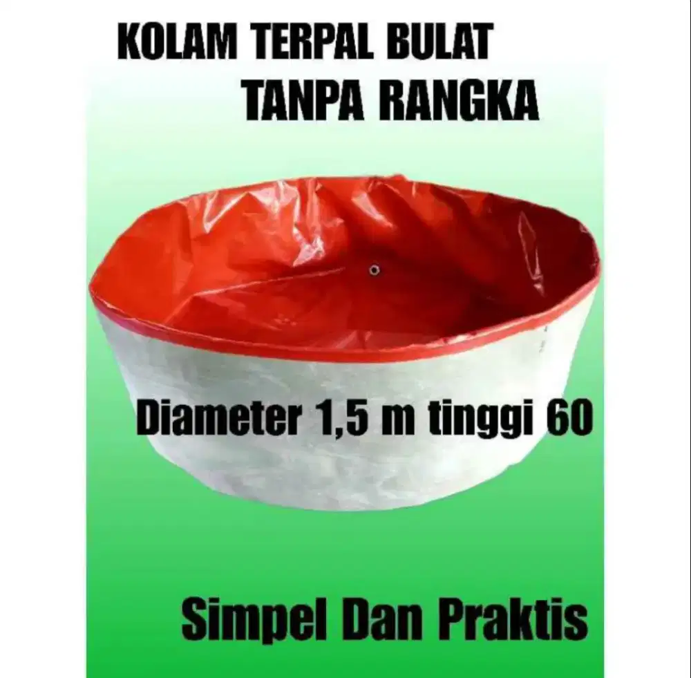 Kolam Plastik Untuk Ikan dan bisa juga untuk kolam main air anak