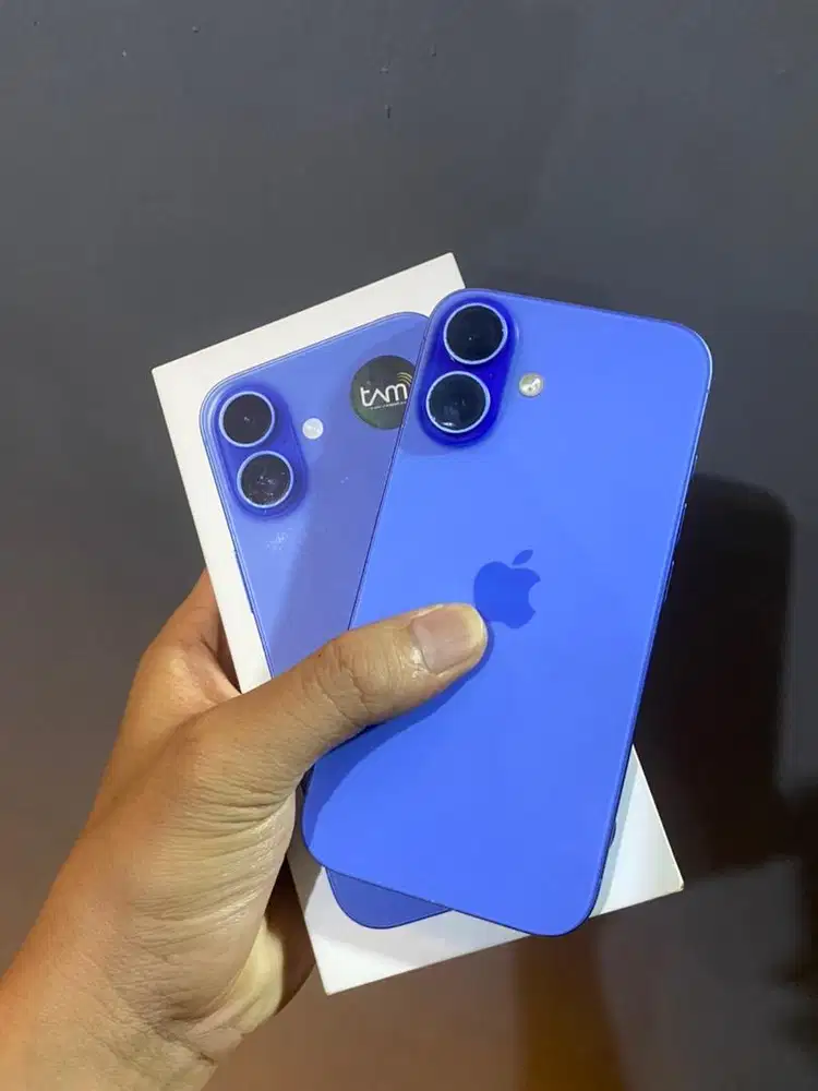 iphone 16 128gb ibox  biru