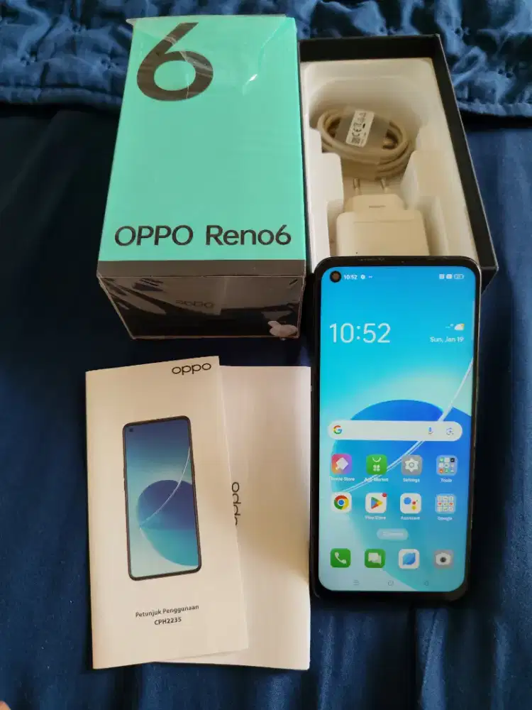 Oppo Reno 6 ram 8/128gb LKP ex grs resmi Baca deskripsi Harga Pas