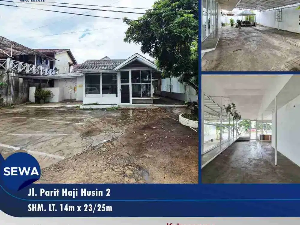 Disewakan tempat usaha luas + bangunan 1 lantai di pinggit jalan
