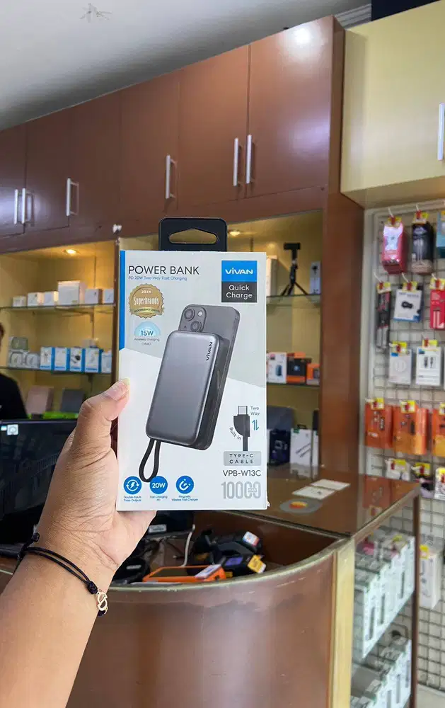 Vivan Power Bank VPB-W13C Magnetic Wireless 10000mAh