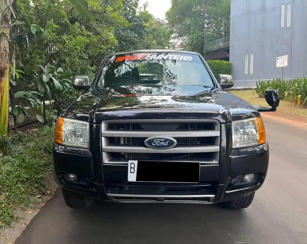 Ford Ranger Dobel Cabin 2.5 XLT 4x4 Turbo Manual 2008 Hitam km.125rb