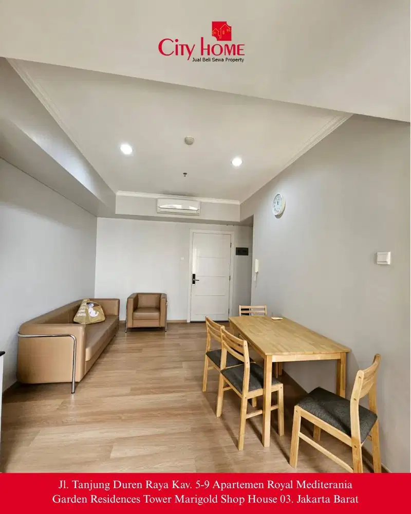 SEWA CEPAT! Apartemen 2 Kamar Furnished di Jakarta Barat