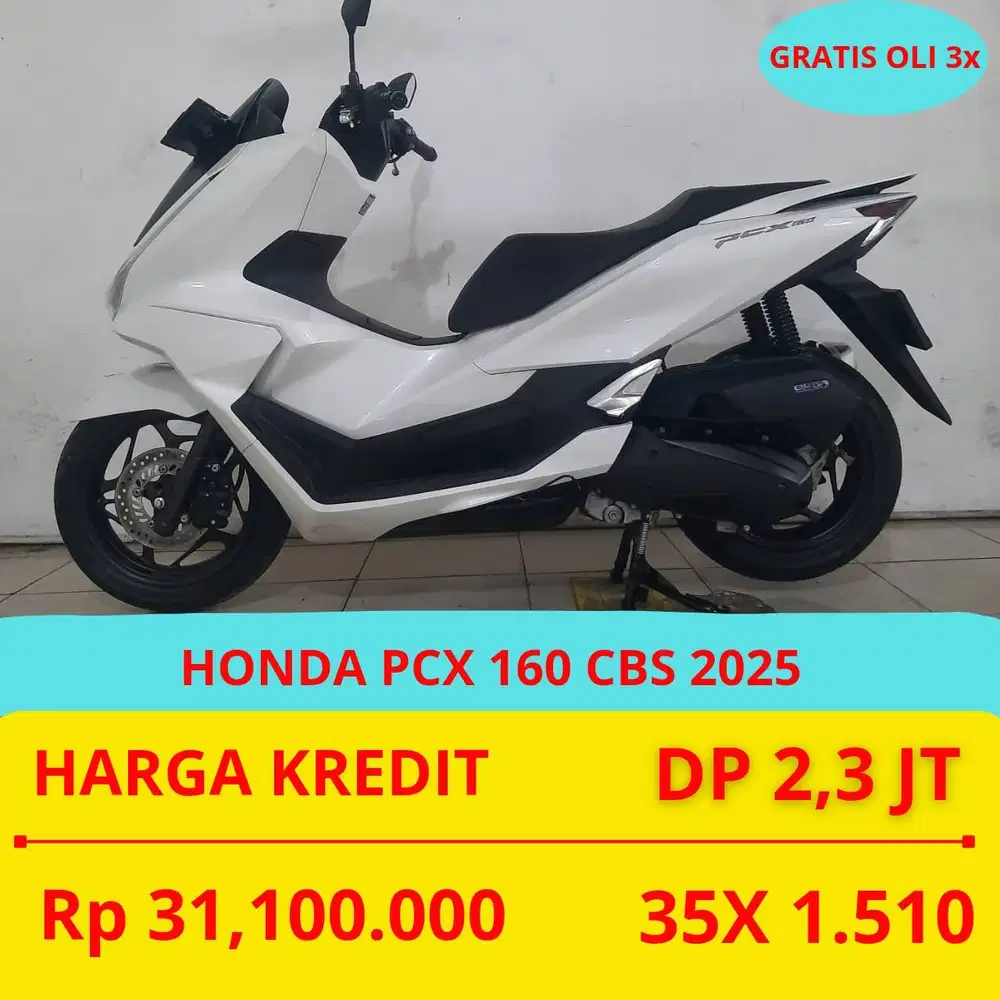 PROMO SUKSES MOTOR HONDA PCX 160 CBS 2025 DP MURAH 2,3 JUTA GUYS