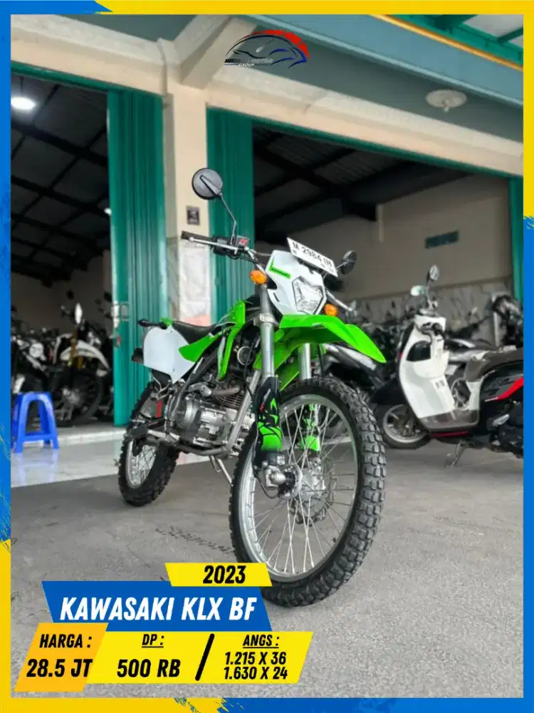 KAWASAKI KLX BF 2023 PLAT M READY MASZEHH HIKMAH MOTOR KEPUH MALANG