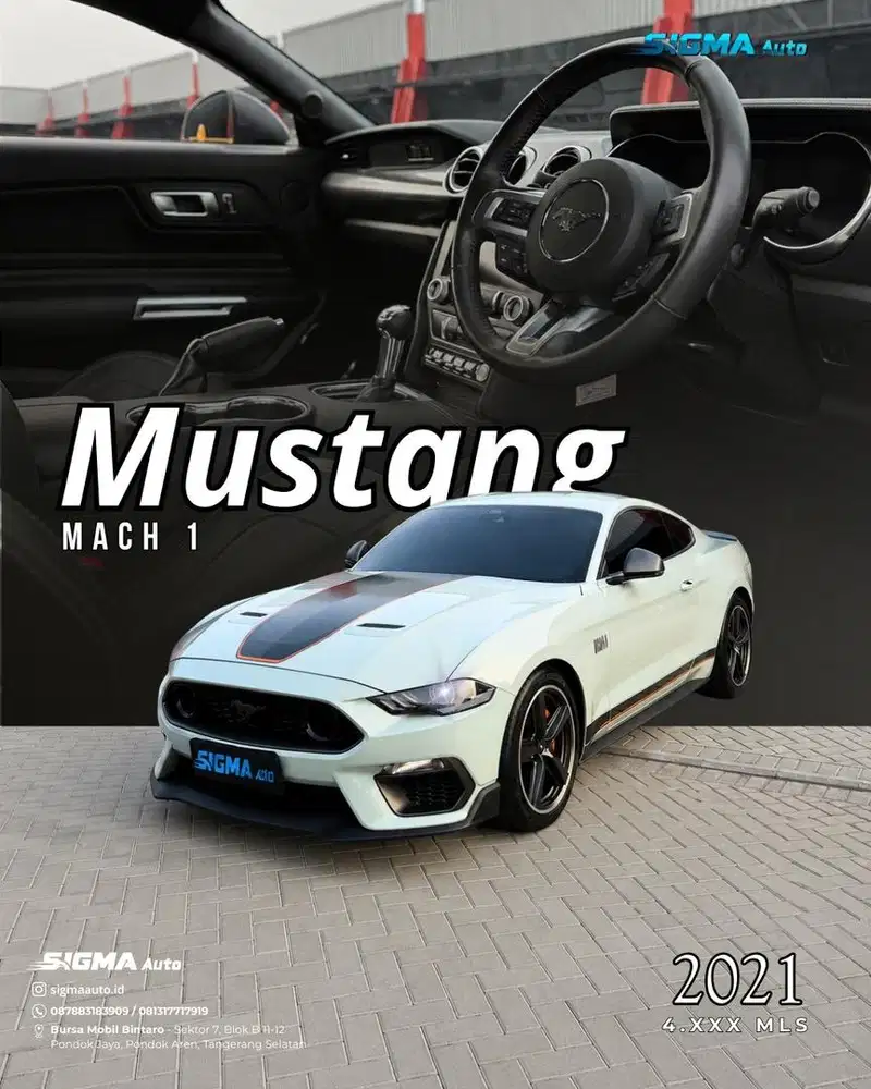 Mustang 5.0 GT Mach 1 2021