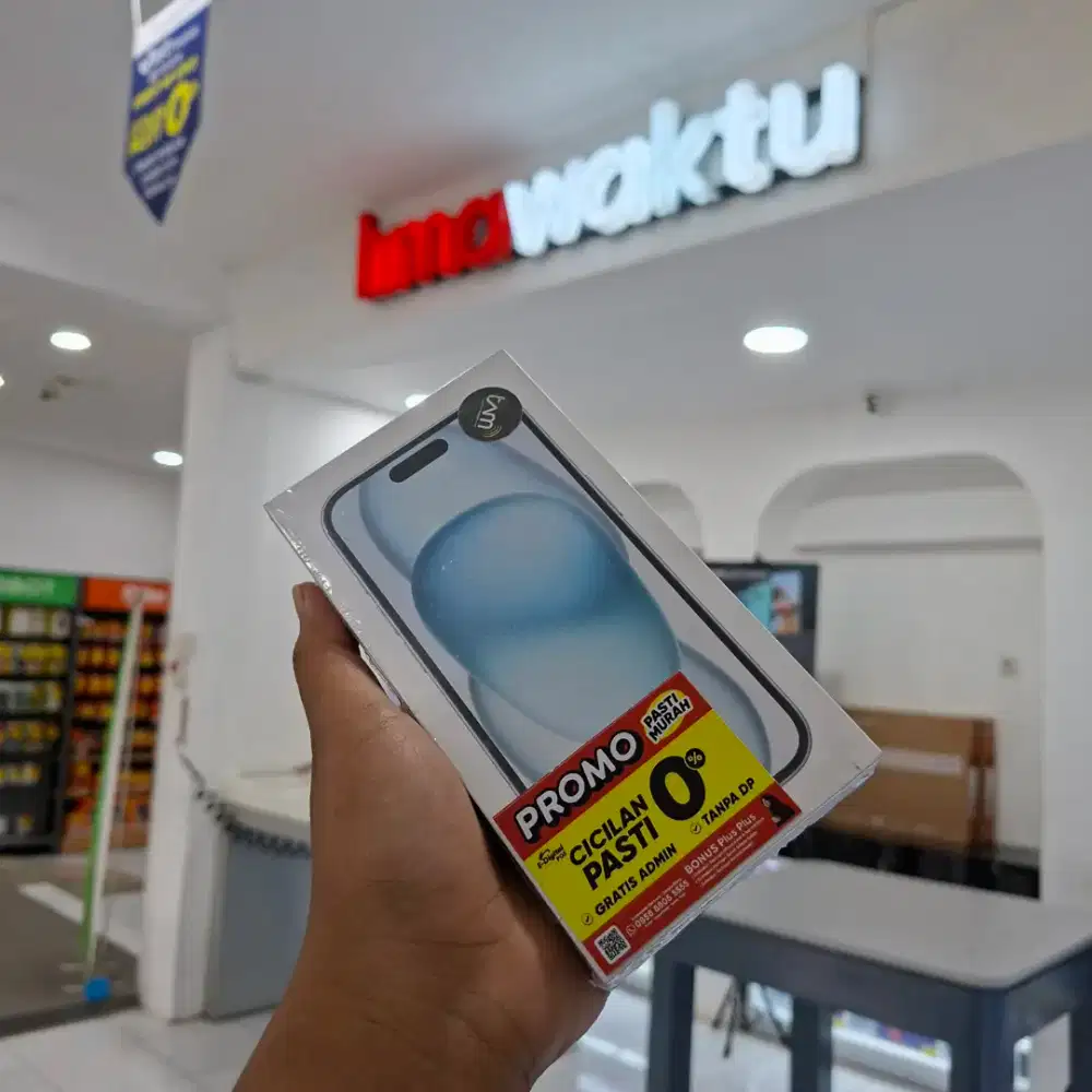 IPHONE 15 128 KONDISI SEGEL BERGARANSI RESMI IBOX BISA KREDIT BUNGA 0%